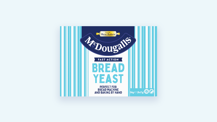 McDougalls Fast Action Bread Yeast 8x7g56g