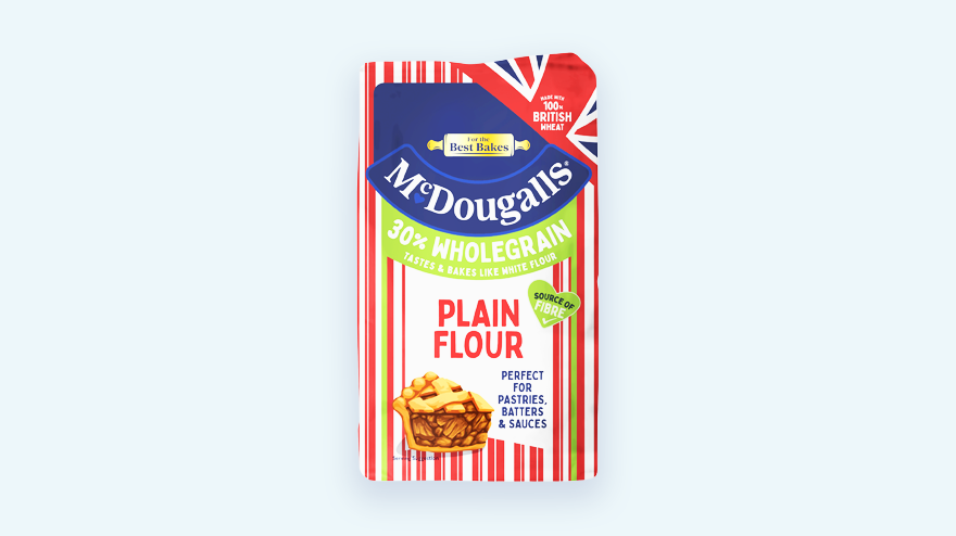 McDougalls Wholegrain Plain Flour 1kg