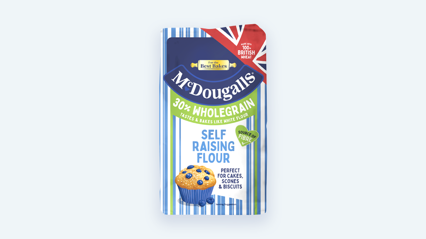 McDougalls 30 Wholegrain Self Raising Flour 1kg